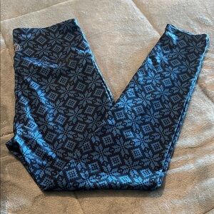 Balance Collection Dark Patterned Leggings size Medium